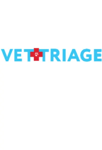 VetTriage logo with solid white background